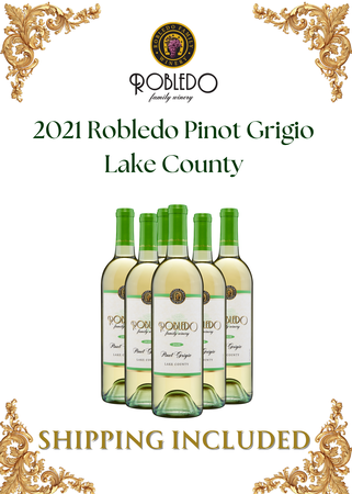 6 pack 2021 RobledoPinot Grigio
