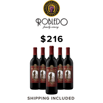 6 bottles of 2019 Los Braceros Red Blend