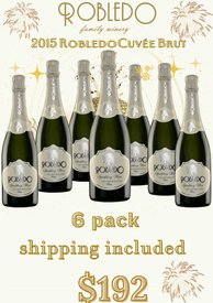 6 pack 2015 Robledo Brut Cuvee