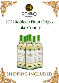 6 pack 2021 RobledoPinot Grigio