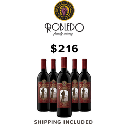 6 bottles of 2019 Los Braceros Red Blend